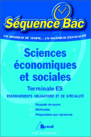 sciences économiques et sociales. terminale es