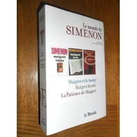 le monde de simenon t 23 - migret et le tueur - maigret hesite - la patience de maigret