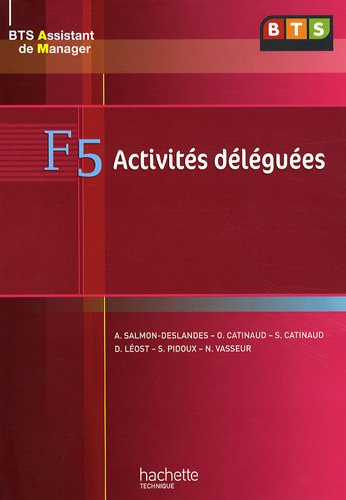 F5 activités déléguées, BTS assistant de manager