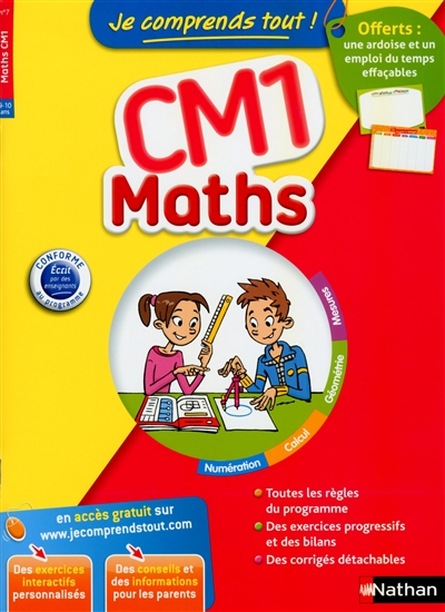 Je comprends tout ! Maths CM1, 9-10 ans