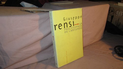 La philosophie de l'absurde