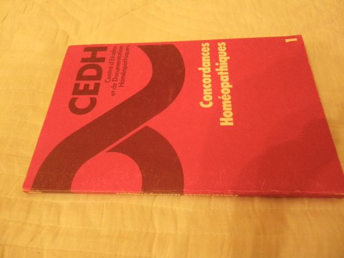 concordances homéopathiques