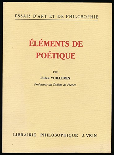 Eléments de poétique