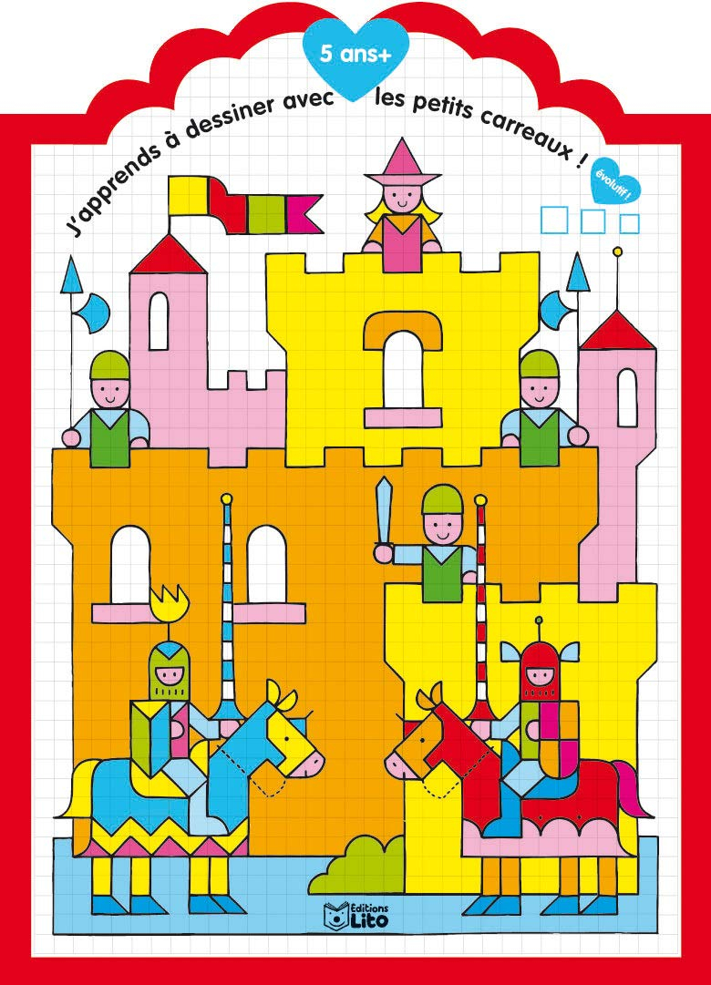 J'apprends à dessiner avec les petits carreaux !