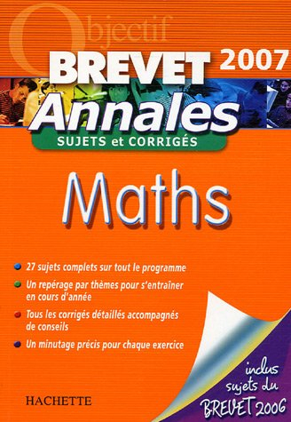 Maths : sujets et corrigés