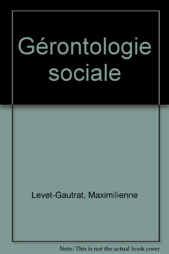Gérontologie sociale