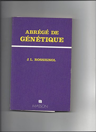 abrégé de génétique