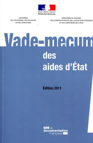 Vade-mecum des aides d'Etat