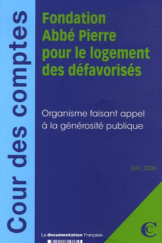 Fondation Abbé-Pierre pour le logement des défavorisés : organisme faisant appel à la générosité pub