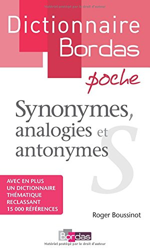 Synonymes, analogies et antonymes