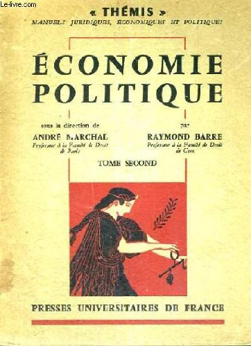 economie politique - tome second - themis manuels juriques,economiques et politiques - collection di