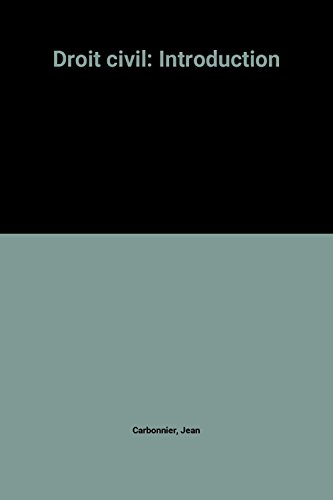 droit civil: introduction