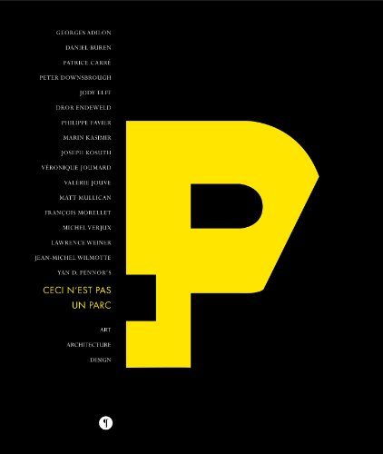 Ceci n'est pas un parc : art, architecture, design