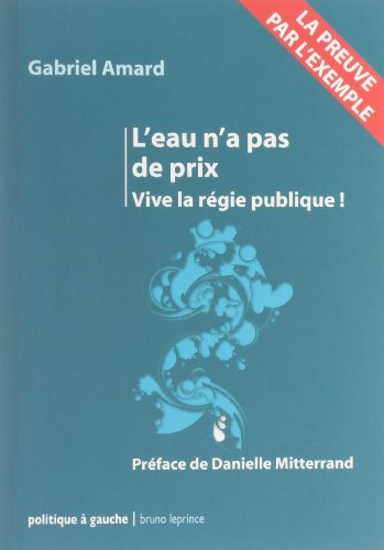 L'eau n'a pas de prix : vive la régie publique