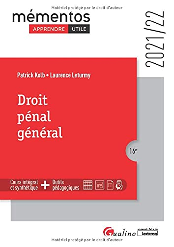 Droit pénal général : 2021-2022