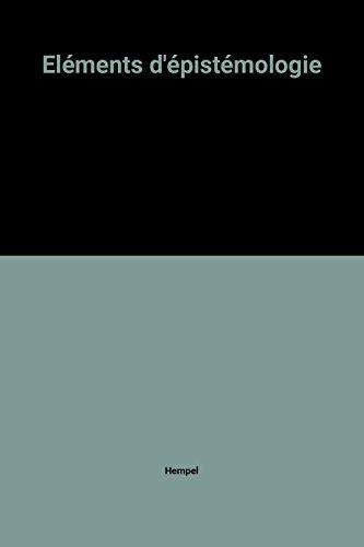 eléments d'épistémologie