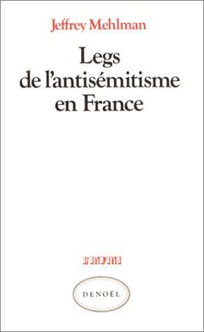 Legs de l'antisémitisme en France