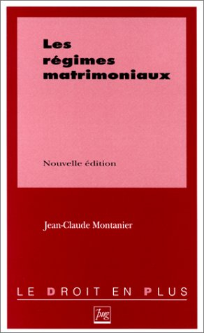les régimes matrimoniaux