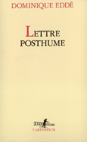 Lettre posthume