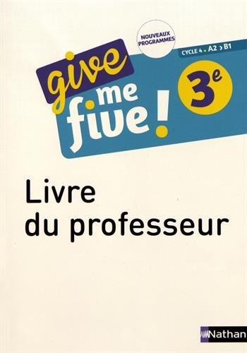 Give me five! 3e