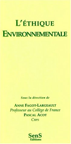 L'éthique environnementale