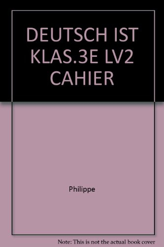 deutsch ist klas.3e lv2 cahier