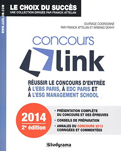 Réussir le concours link : concours 2014
