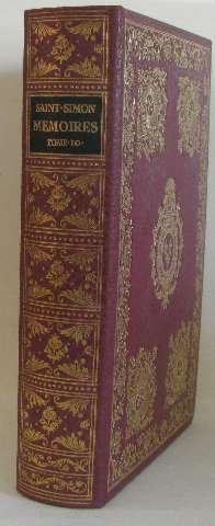 mémoires complets et authentiques du duc de saint-simon tome 10