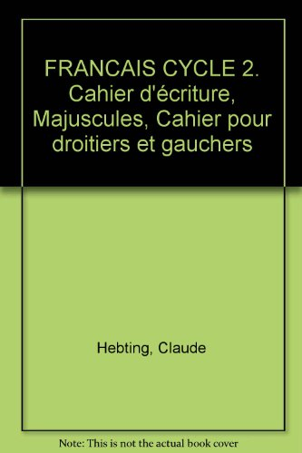 Graphilettre CP-CE1 : cahier d'écriture, majuscules, cahier pour droitiers et gauchers