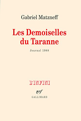 Les demoiselles de Taranne : journal 1988