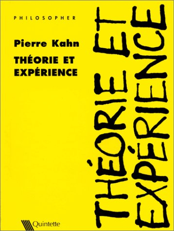 Théorie et expérience