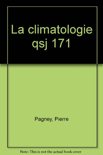 La climatologie