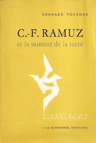 c.-f. ramuz et la sainteté de la terre.