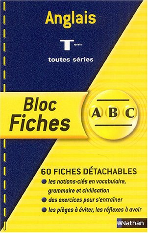 Anglais Terminales toutes séries