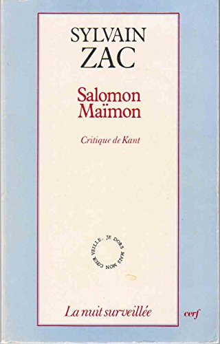 Salomon Maïmon : critique de Kant
