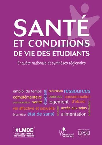 Santé et conditions de vie des étudiants : enquête nationale et synthèses régionales : 2011-2012