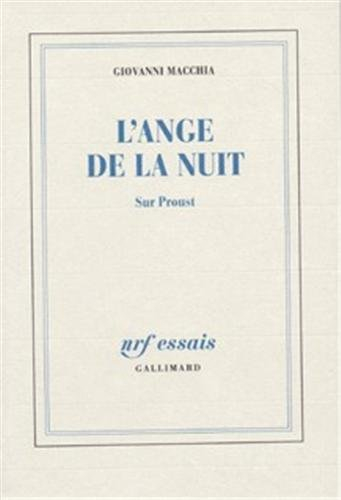 L'Ange de la nuit : sur Proust