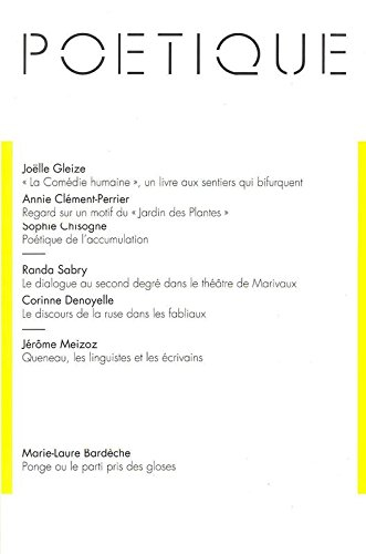 poétique, numéro 115