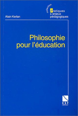 Philosophie pour l'éducation : le compagnonnage philosophique en éducation et en formation