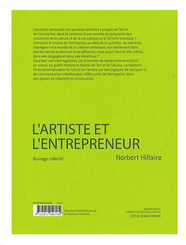 L'artiste et l'entrepreneur