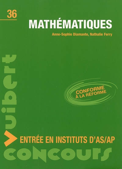 Mathématiques: Entrée en instituts d'AS/AP