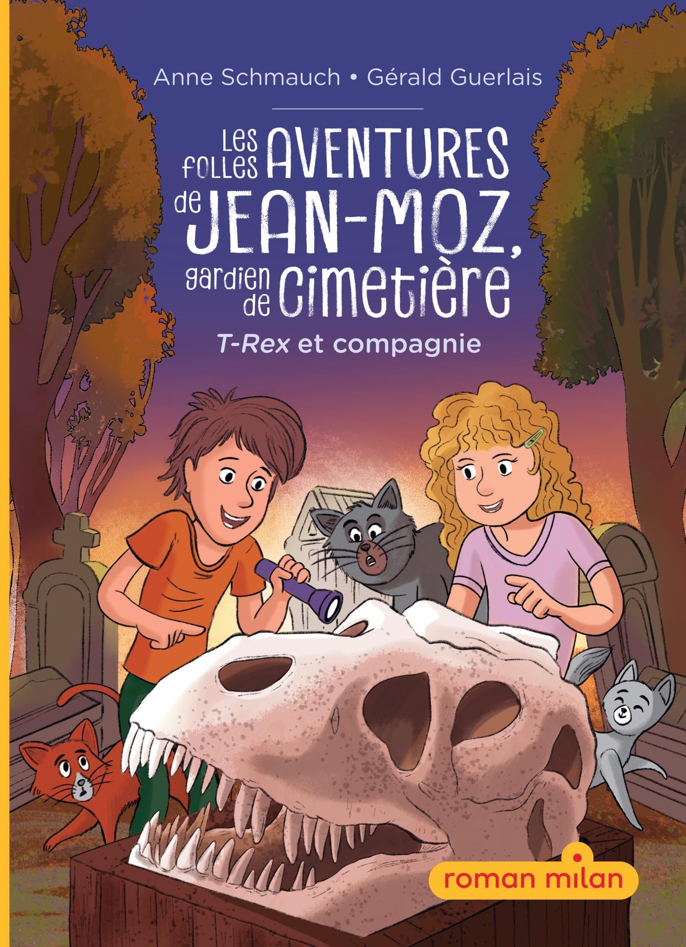 Les folles aventures de Jean-Moz, gardien de cimetière. Vol. 1. T.rex et compagnie