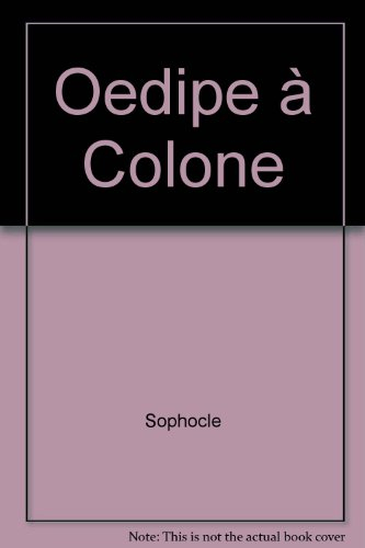 Oedipe à Colone