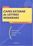 Capes externe de lettres modernes