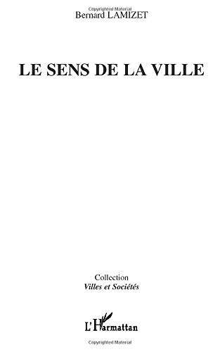 Le sens de la ville