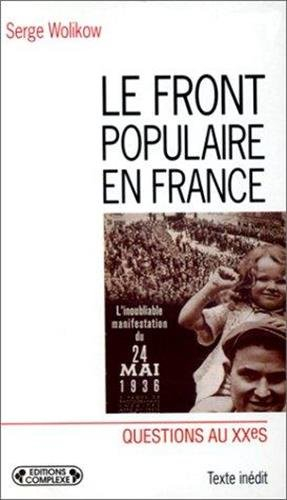 Le Front populaire en France