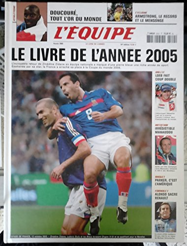 Le livre de l'année 2005 : un an de reportages des journalistes de L'Equipe