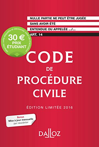 Code de procédure civile 2016