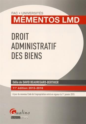 Droit administratif des biens