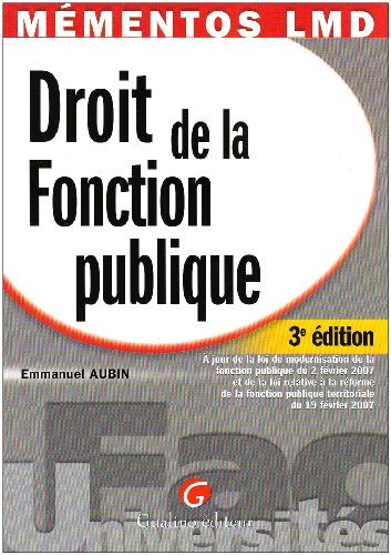 Droit de la fonction publique